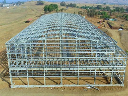 व्यावहारिक र सुन्दर स्टील संरचना गोदाम निर्माण
